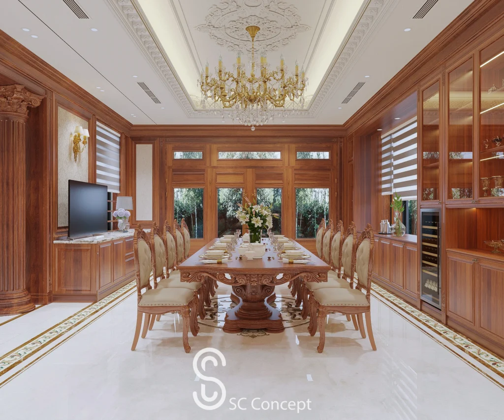 Tầng 1 - Bếp ăn - Biệt thự Bắc Cường Lào Cai - Ảnh 01