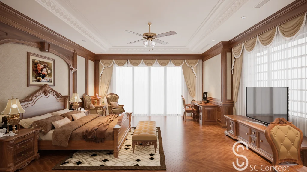 Tầng 2 - Phòng ngủ 2 - Biệt thự Bắc Cường Lào Cai - Ảnh 01