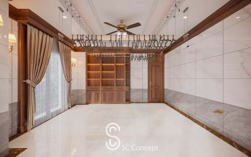 Tầng 3 - Phòng giặt phơi - Biệt thự Bắc Cường Lào Cai - Ảnh 01