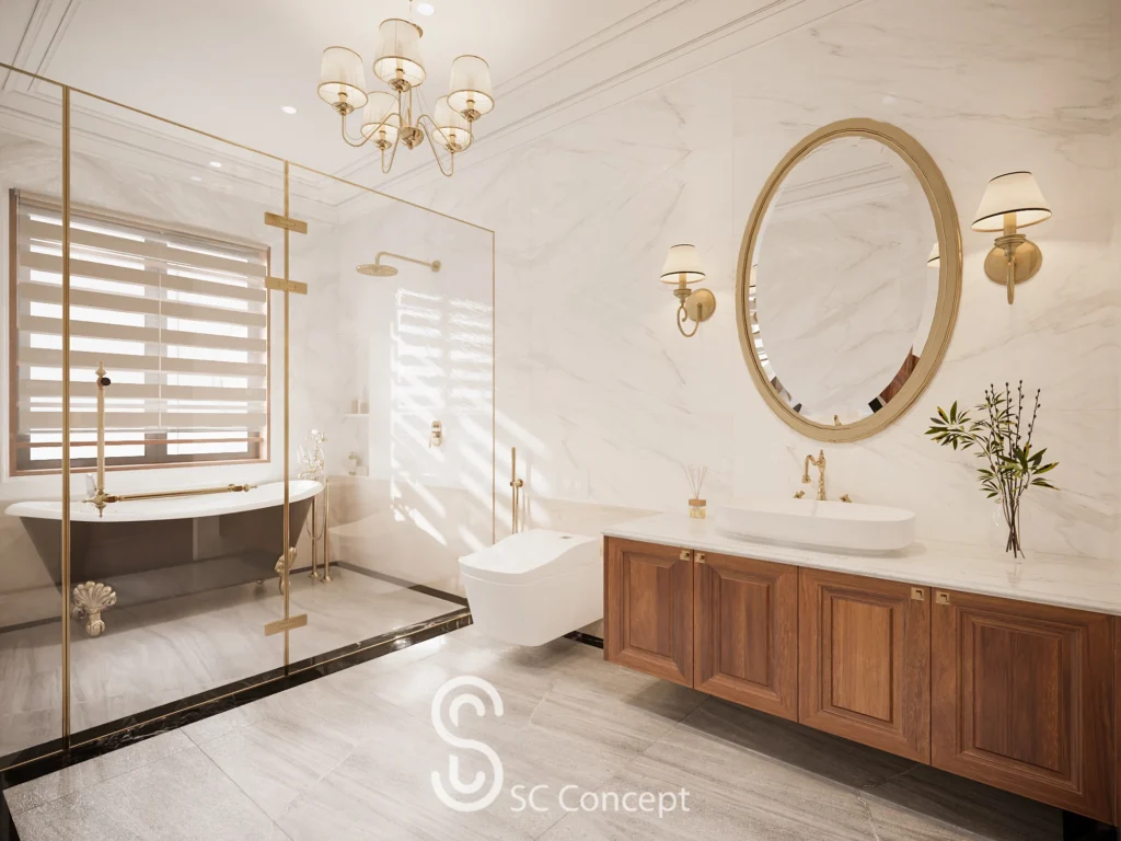 Tầng 3 - Phòng ngủ 4 - Vệ sinh - Biệt thự Bắc Cường Lào Cai - Ảnh 01