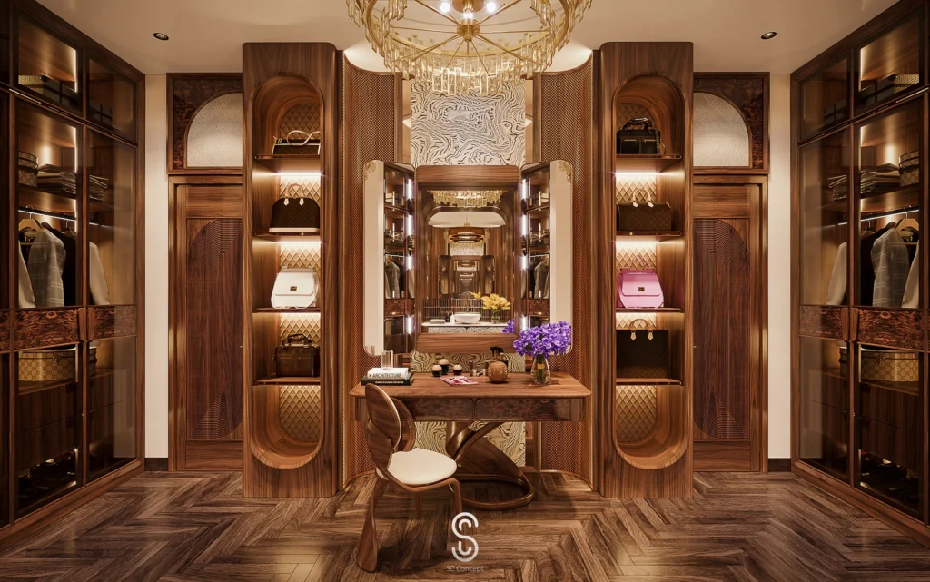 Phòng ngủ master - Biệt thự Đông Anh - Ảnh 03