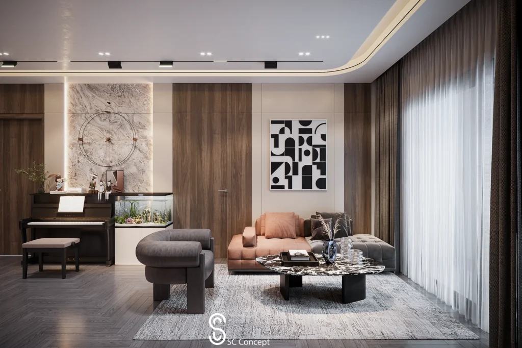 Phòng khách bếp - Chung cư The Zei - Ảnh 01