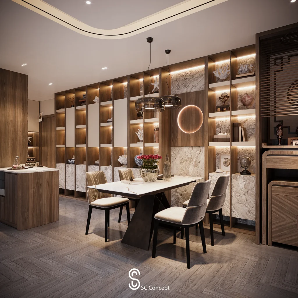 Phòng khách bếp - Chung cư The Zei - Ảnh 02